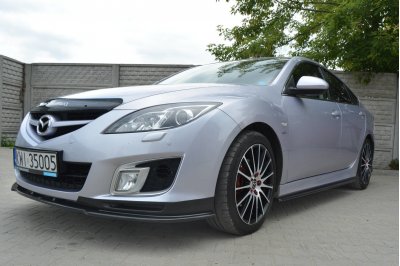 Накладки сплиттеры на пороги на Mazda 6 GH Sport Hatch